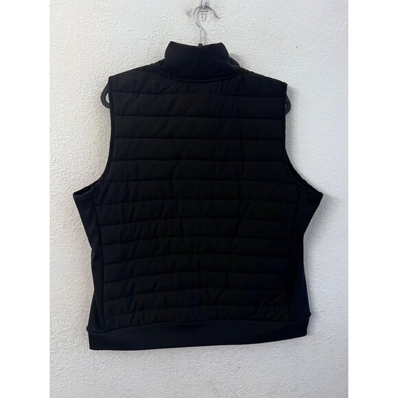 Reebok Mens Slim Fit Black Puffer Vest - Picture 2 of 6